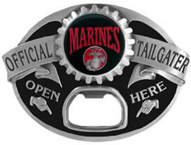 Marines Tailgater bottle opener buckle